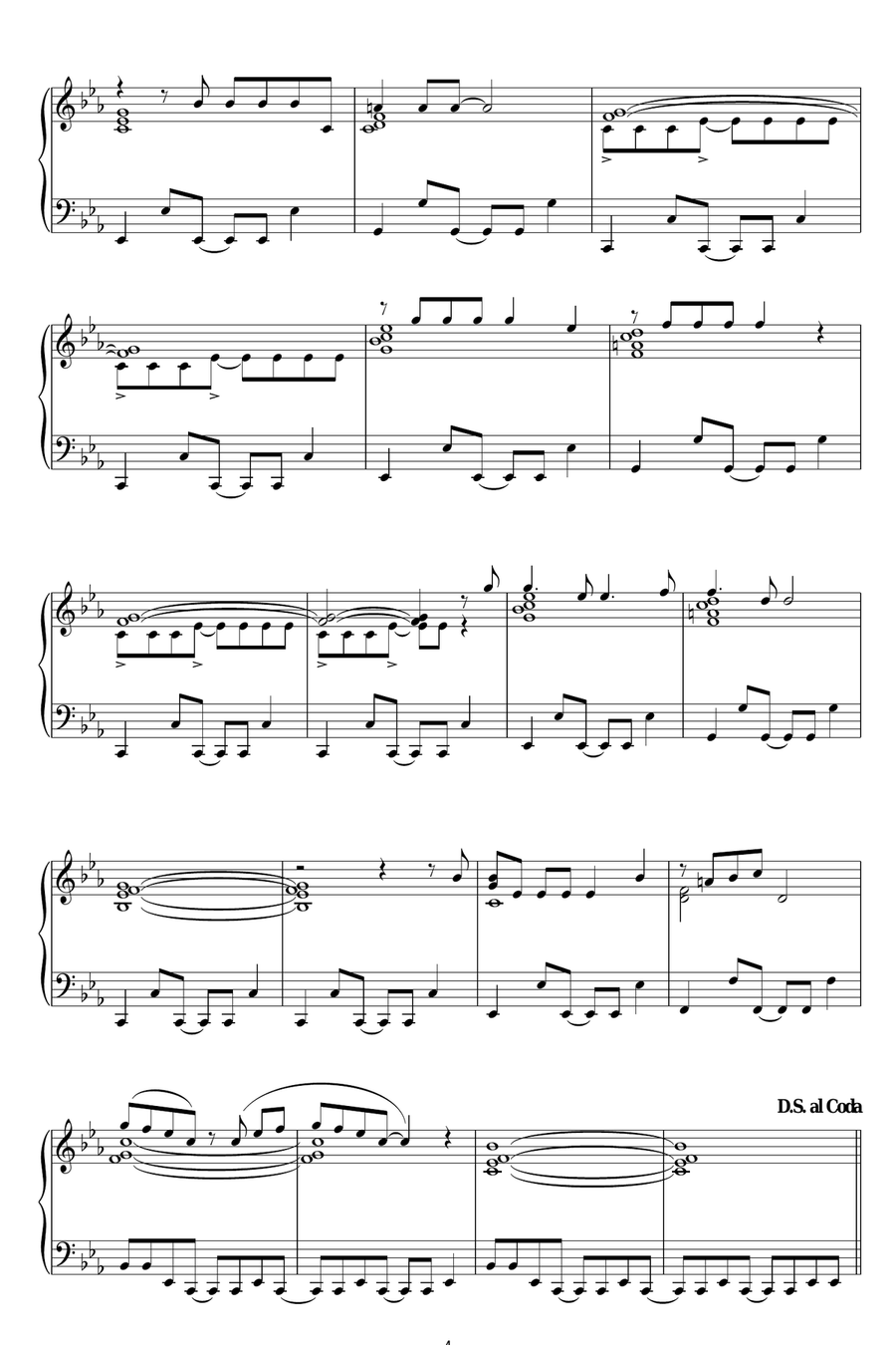 Square One Piano Solo scores gallery preview page 4