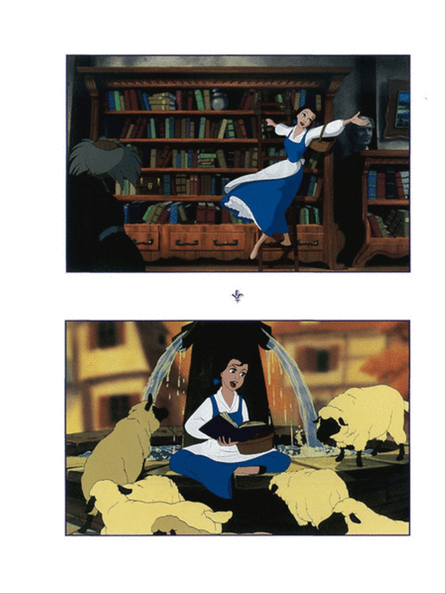 Beauty and the Beast Piano, Vocal, Guitar scores gallery preview page 3