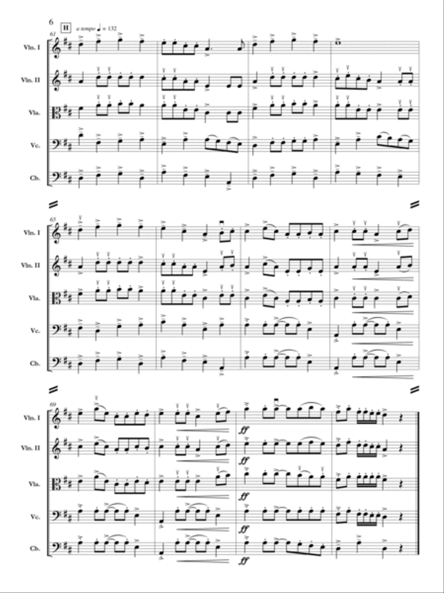 John Hardy Dances Orchestra scores gallery preview page 7