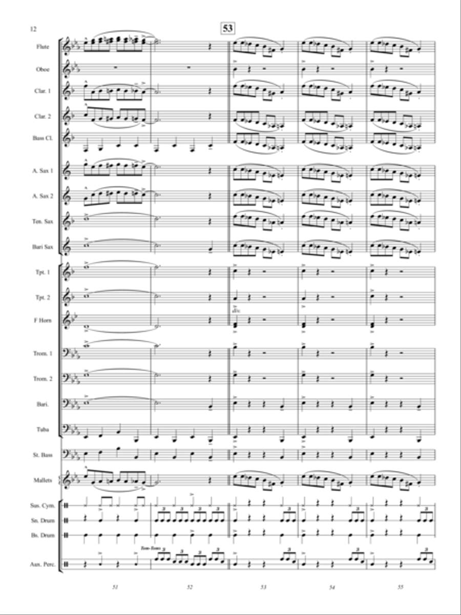 Barnyard Blues Concert Band scores gallery preview page 11