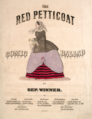 The Red Petticoat. Comic Ballad