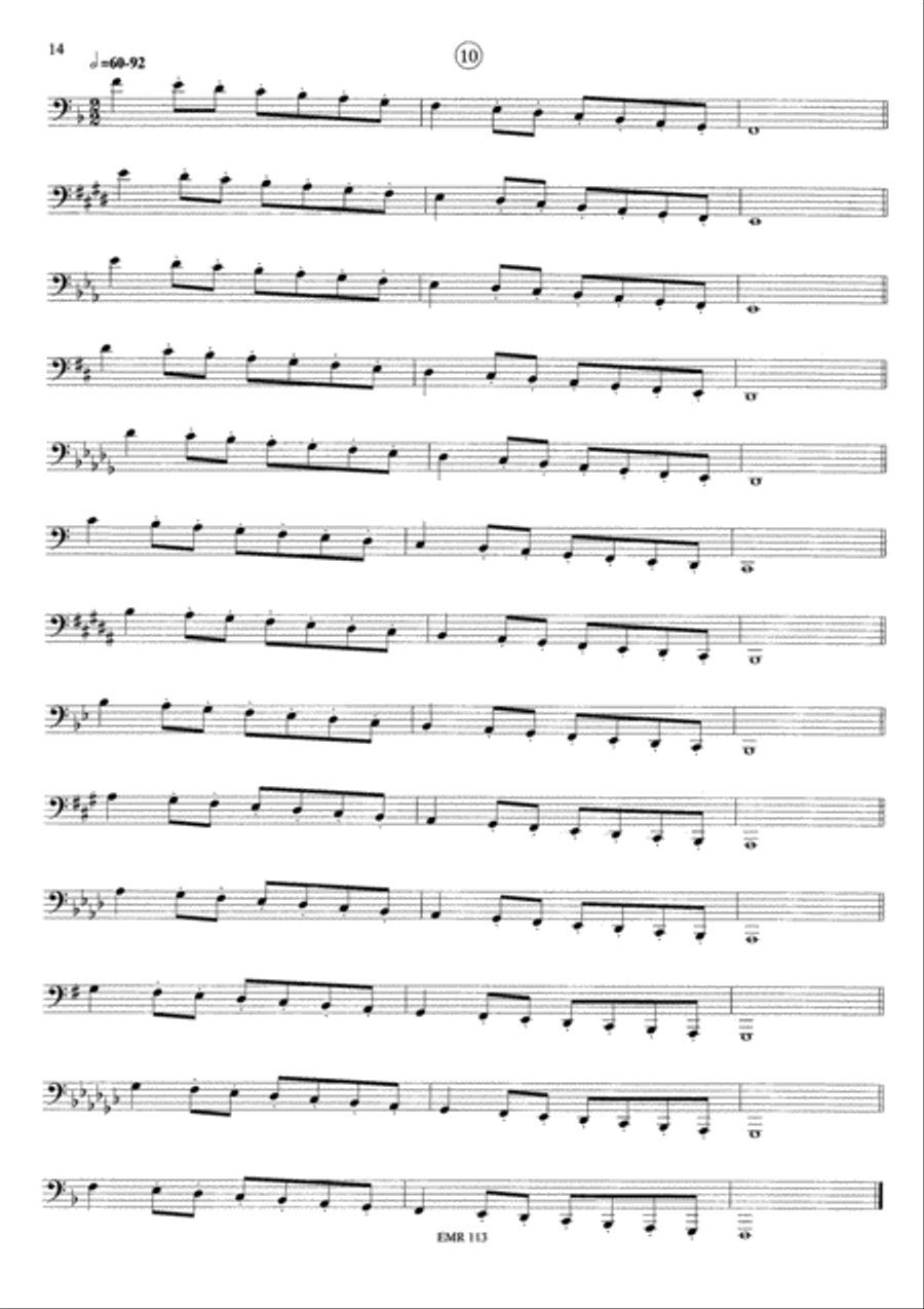 Tagliche Ubungen / Exercices Journaliers / Daily Drills Tuba scores gallery preview page 7