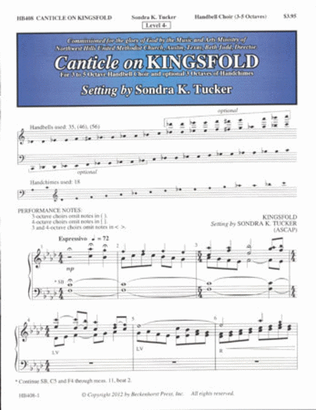 Book cover for Canticle on Kingsfold