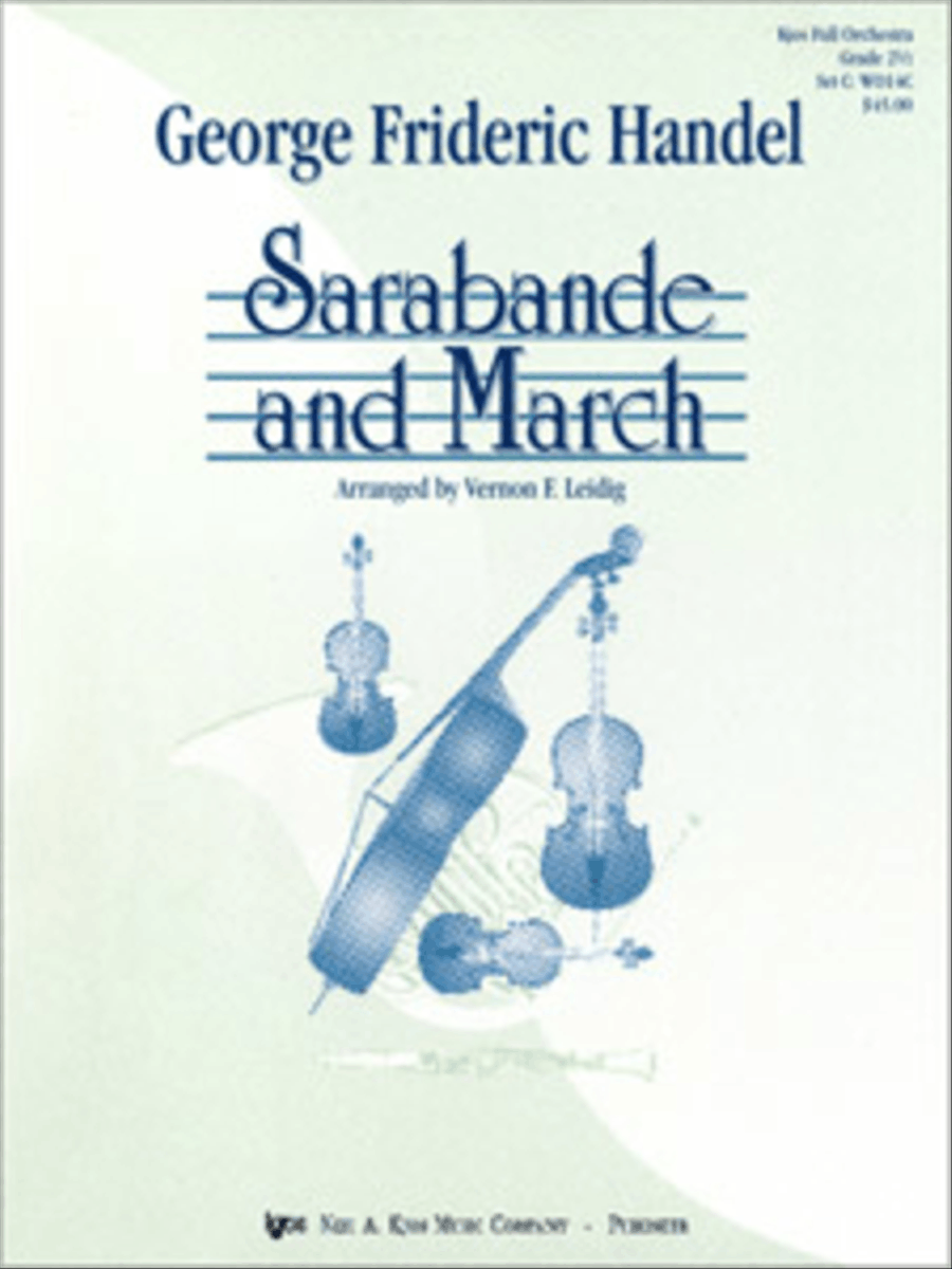 Sarabande & March Full Orchestra scores gallery preview page 1