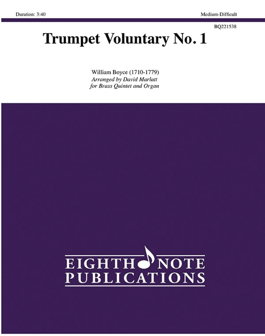 Trumpet Voluntary No. 1 Trumpet Voluntary No. 1 Brass Ensemble scores gallery preview page 1
