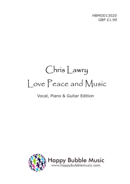 Love Peace and Music (Piano Vocal Guitar Score) image number null