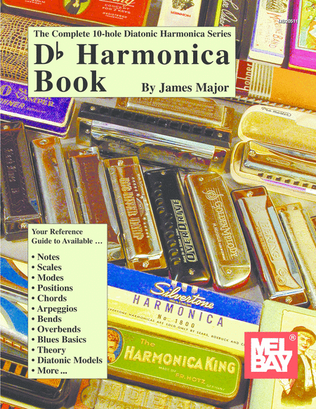Book cover for Complete 10-Hole Diatonic Harmonica Series: Db Harmonica Book