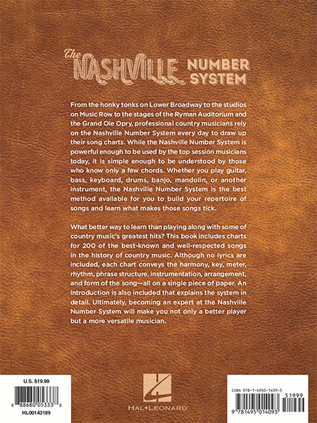 The Nashville Number System Fake Book