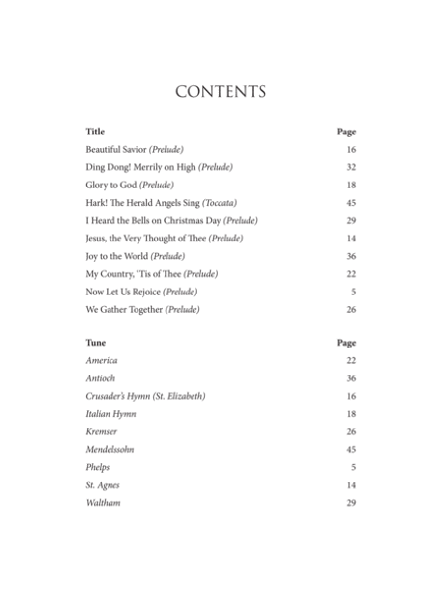 Now Let Us Rejoice: Ten Hymn Settings for Organ Organ Solo scores gallery preview page 2