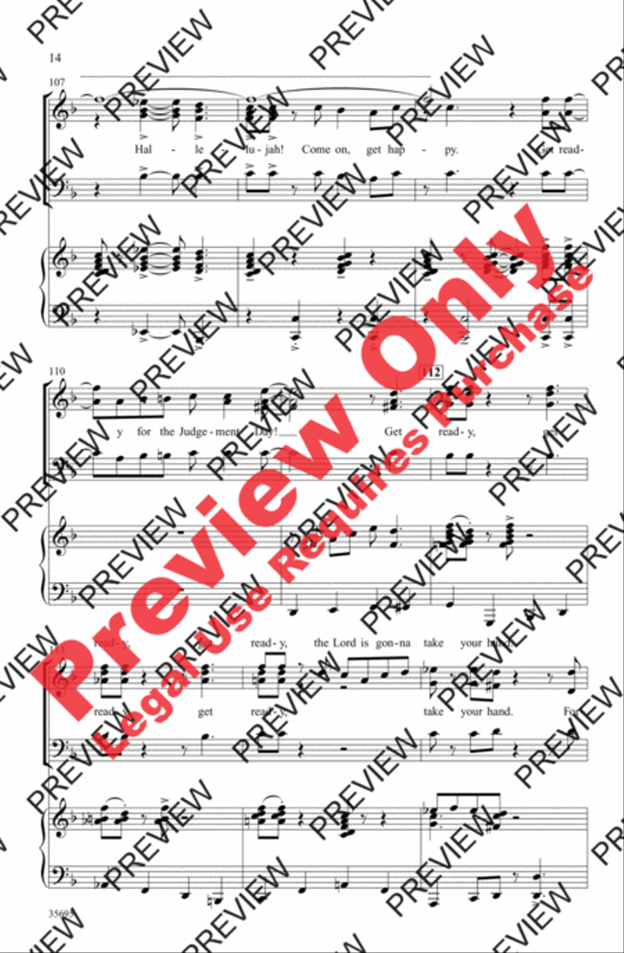 Get Happy 3-Part scores gallery preview page 14