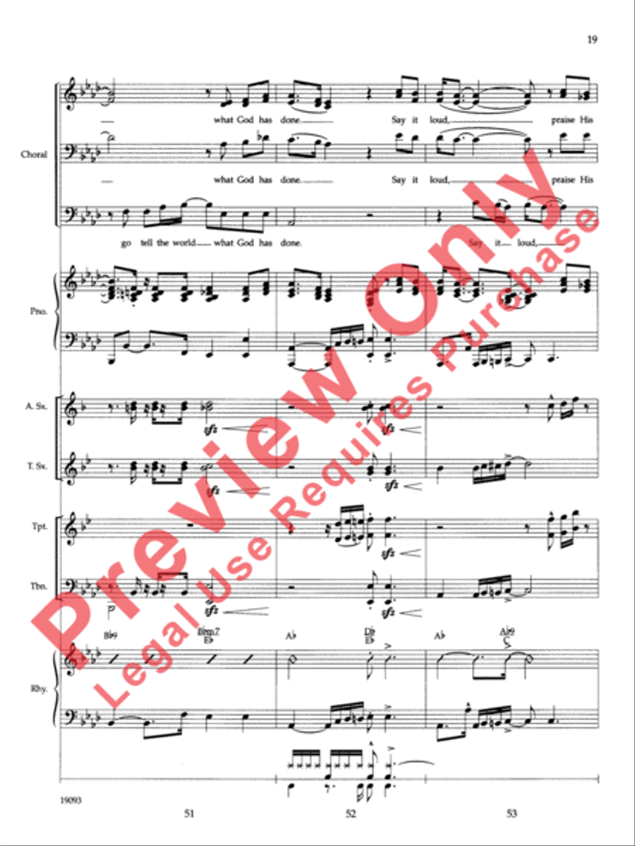 Say It Loud Choir scores gallery preview page 22