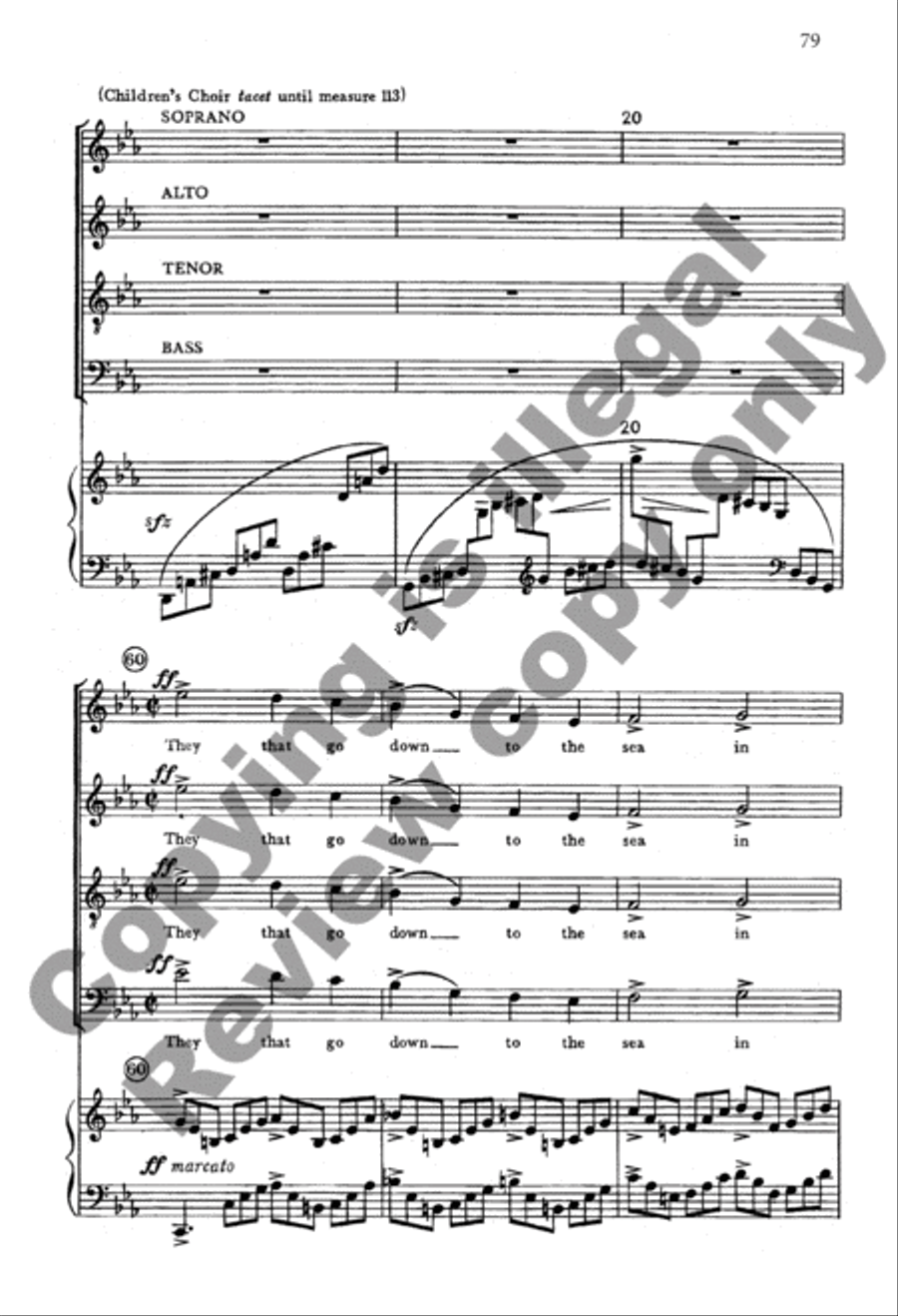 A Psalm Of Thanksgiving 4-Part scores gallery preview page 48