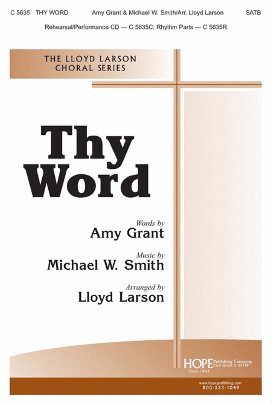 Thy Word Thy Word 4-Part scores gallery preview page 1