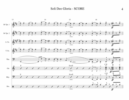 Soli Deo Gloria (Jazz Band) image number null