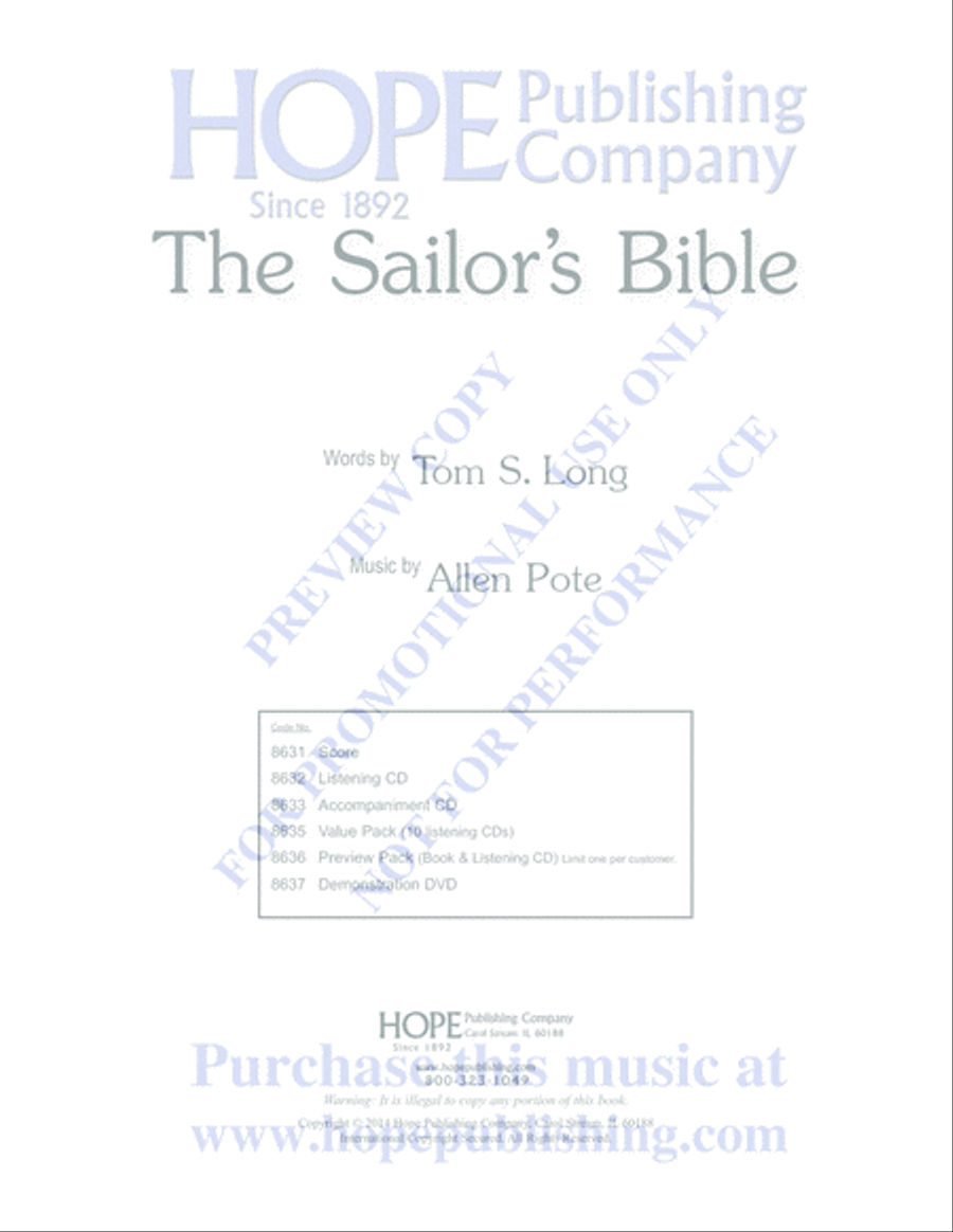 Sailor's Bible Children's Choir scores gallery preview page 2