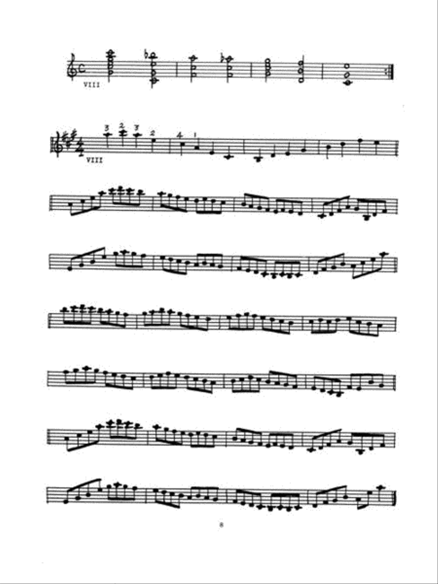 Advanced Reading Studies for Guitar Classical Guitar scores gallery preview page 8
