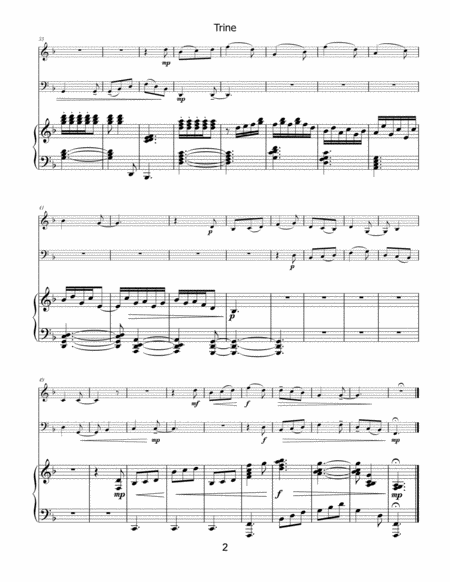 Trine for clarinet, bassoon & piano image number null