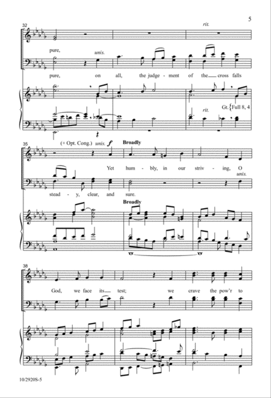 Before the Cross of Jesus SSA scores gallery preview page 4