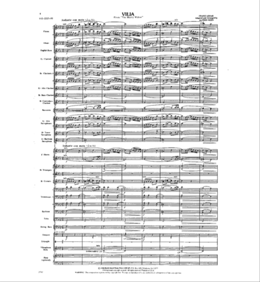 Vilia Concert Band scores gallery preview page 2