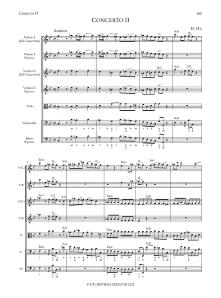 6 Concertos Op. 2 (1732; Revised, 1751) (H. 50-55). Critical Edition