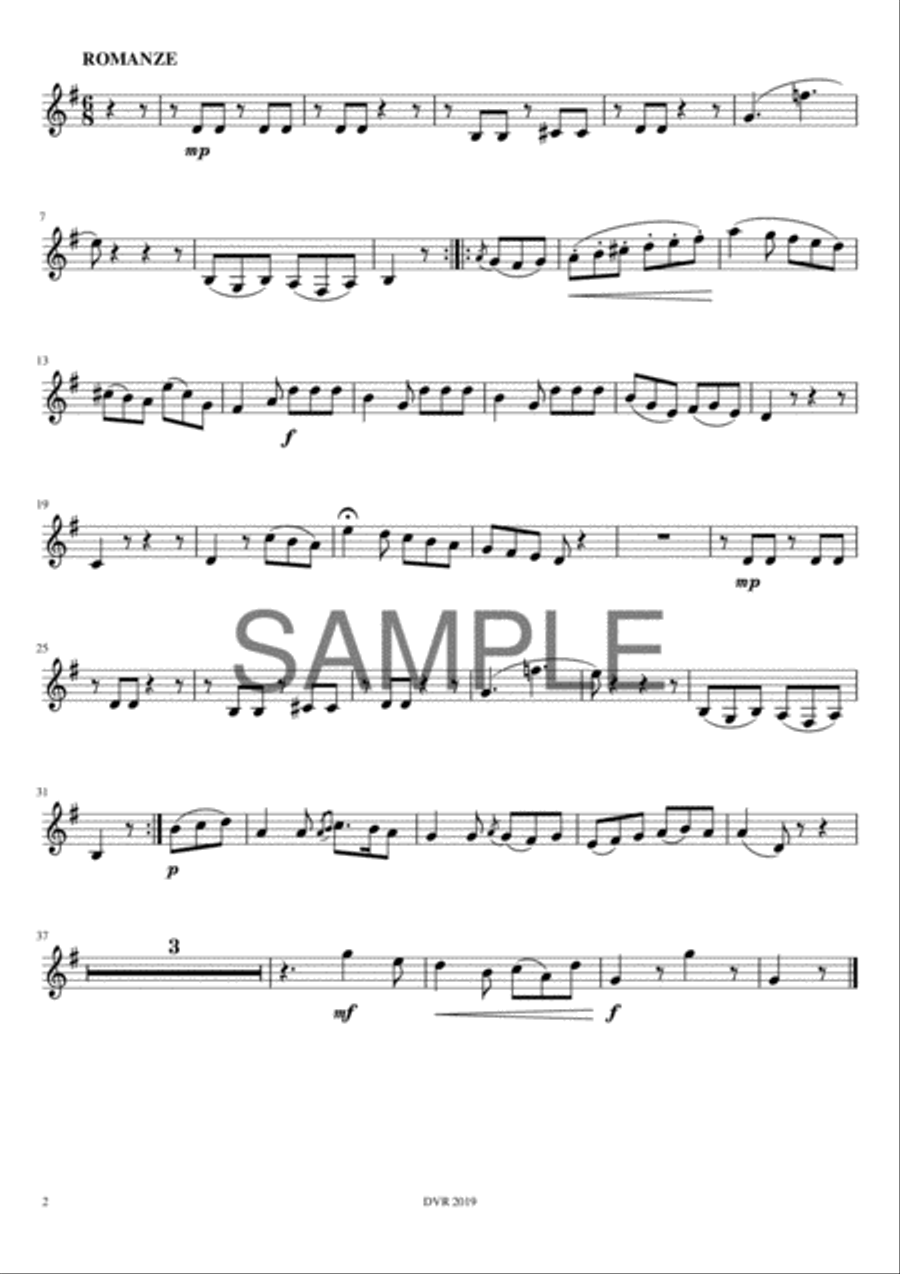 Beethoven Sonatina for Clarinet Quartet image number null