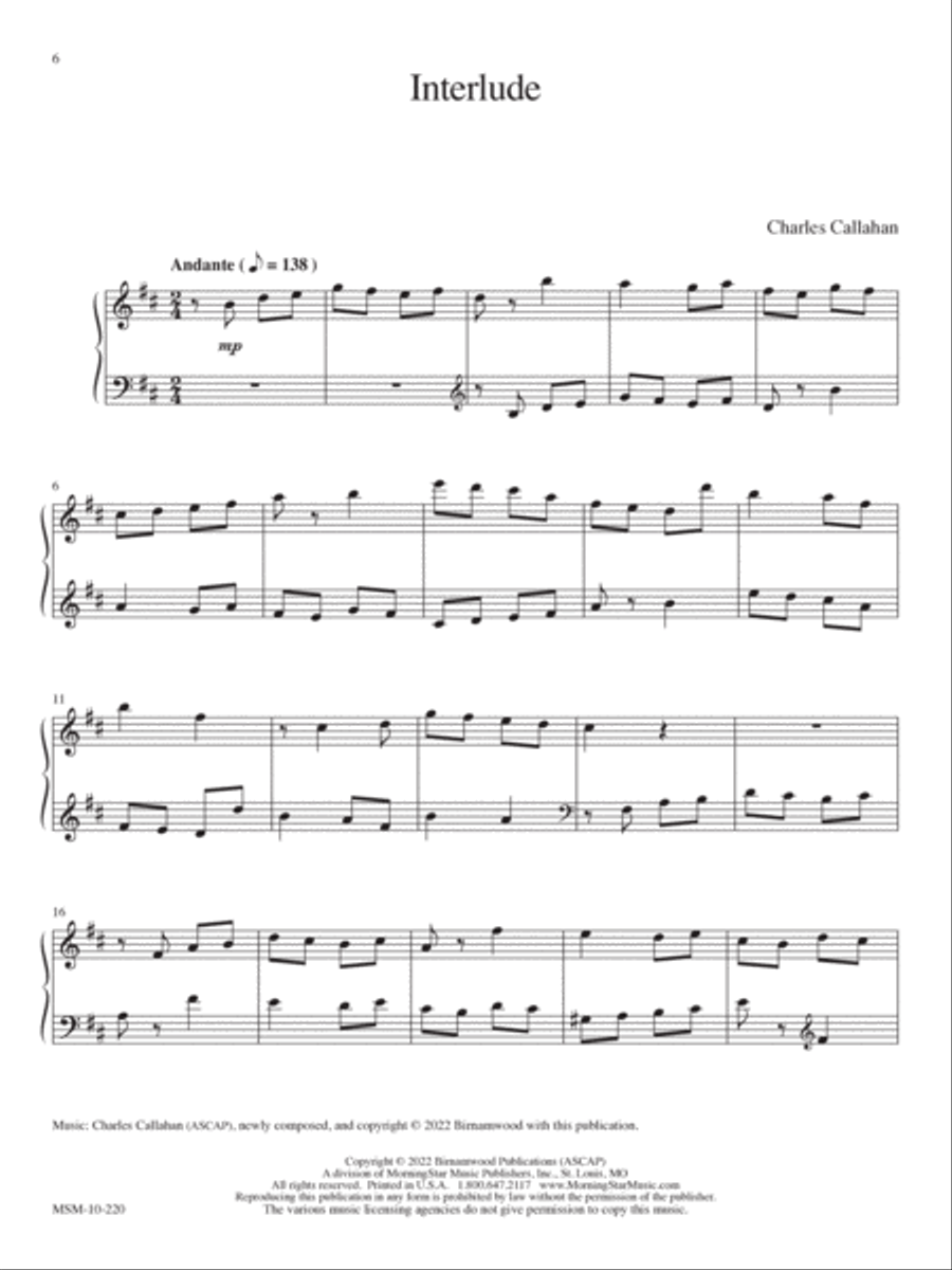 St. Cecilia Organ Book: Chant-Based Compositions for Manuals Only