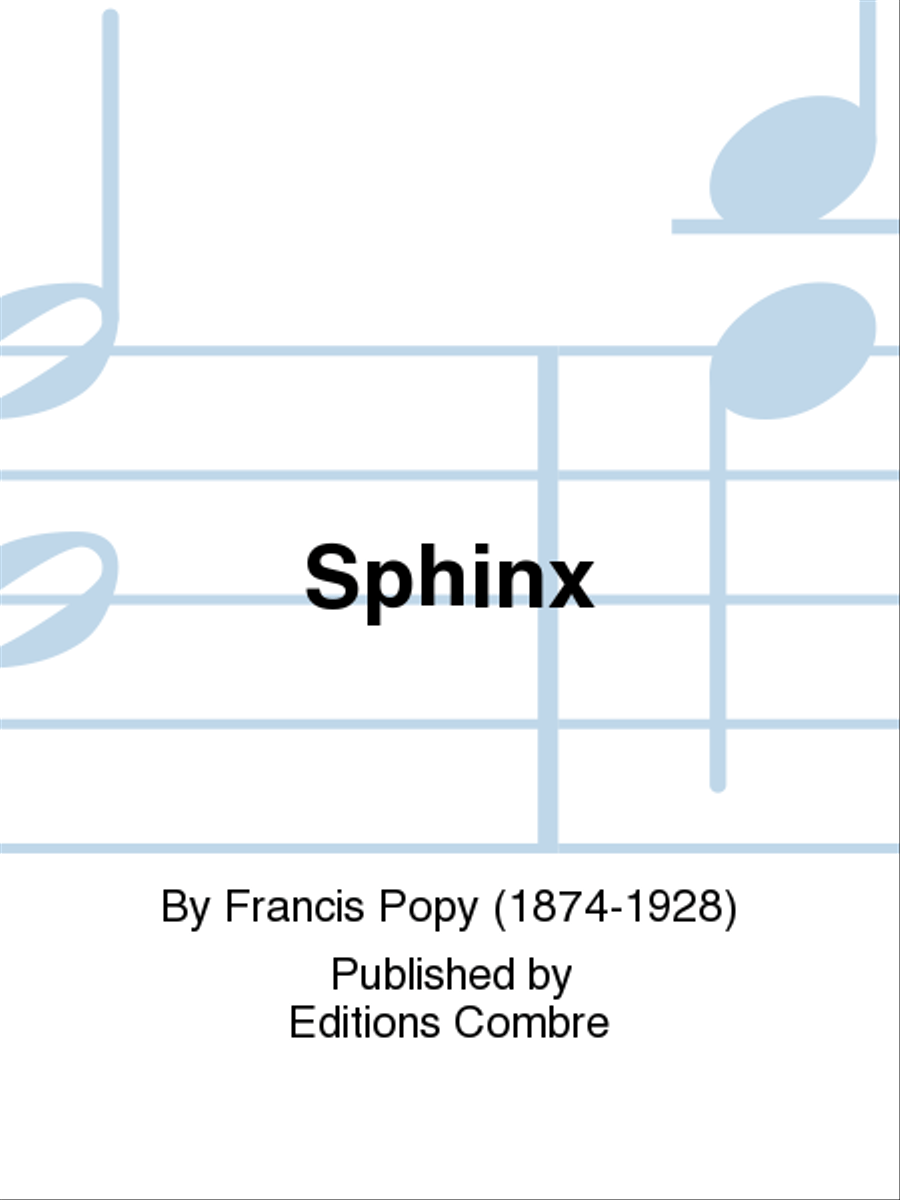 Sphinx Sphinx Easy Piano scores gallery preview page 1