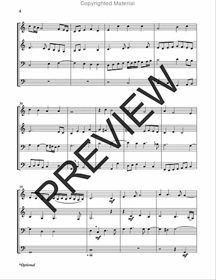 Fantasie on EIN' FESTE BURG Trombone scores gallery preview page 4