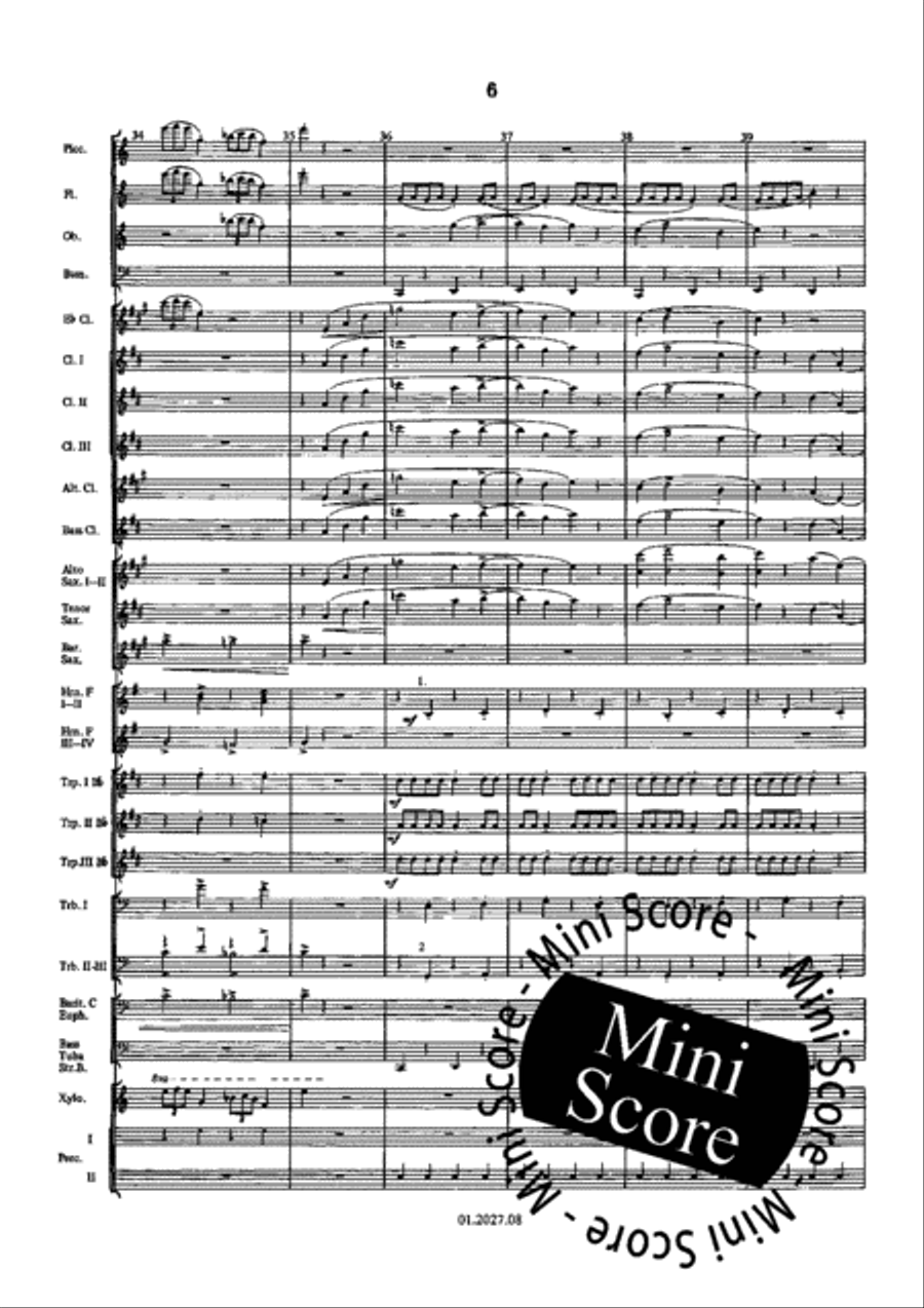 American Triptych American Triptych Concert Band scores gallery preview page 10