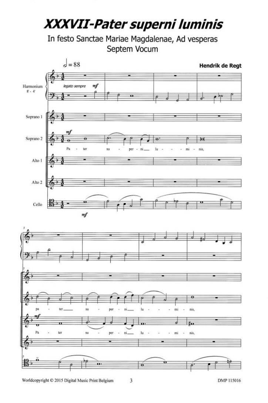 Pater Superni Luminis Pater Superni Luminis Unison Choir scores gallery preview page 2