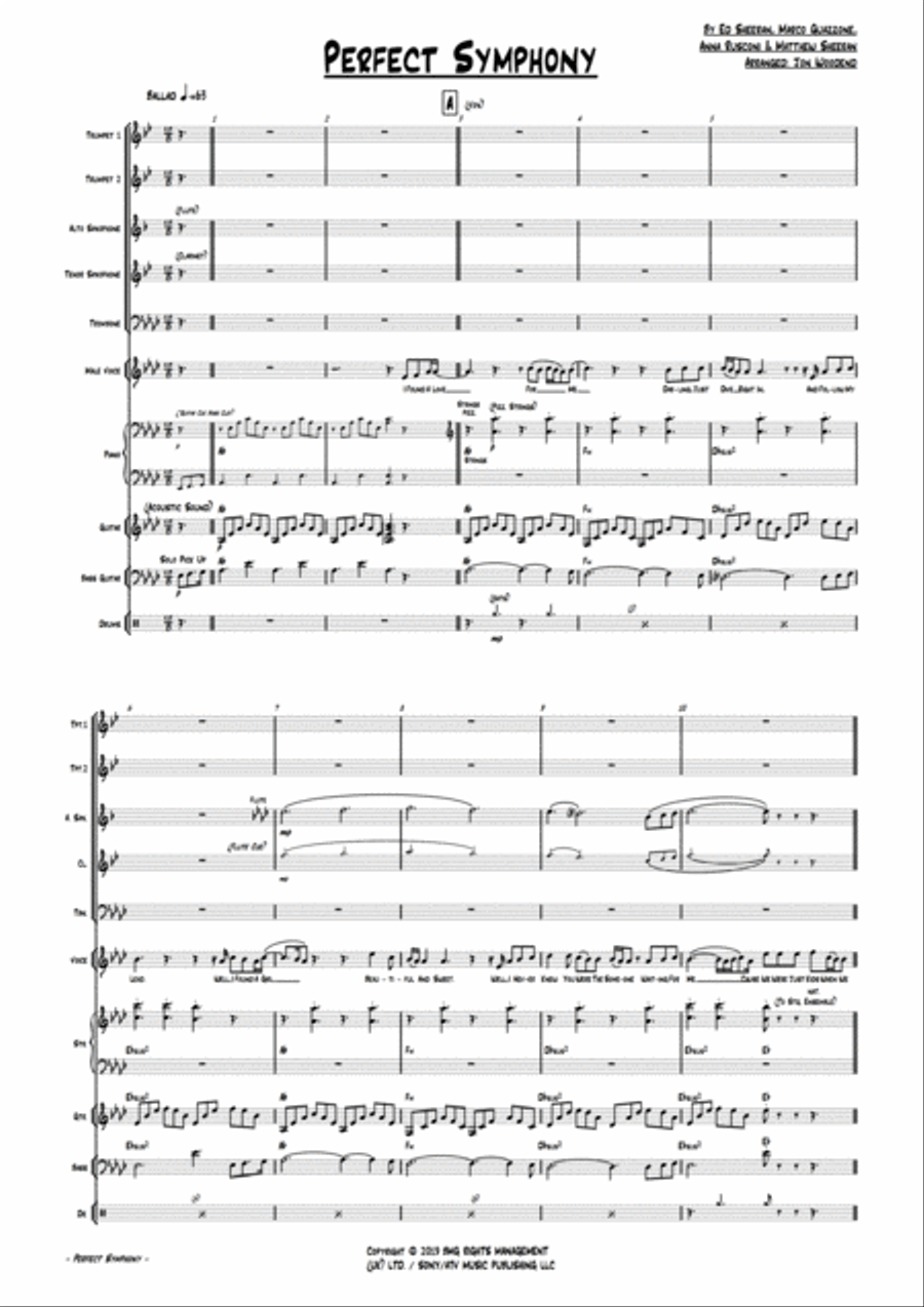 Perfect Symphony Large Ensemble scores gallery preview page 4