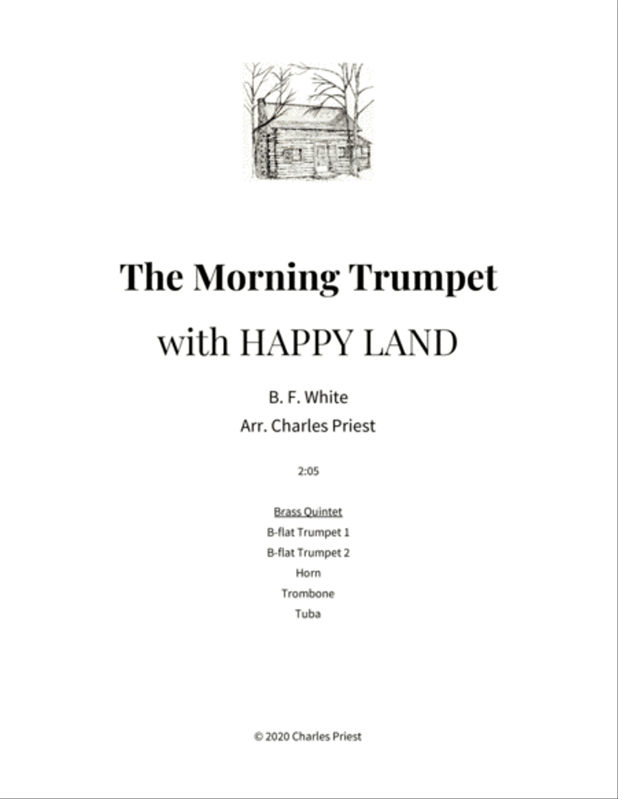 The Morning Trumpet (with Happy Land) Brass Ensemble scores gallery preview page 1