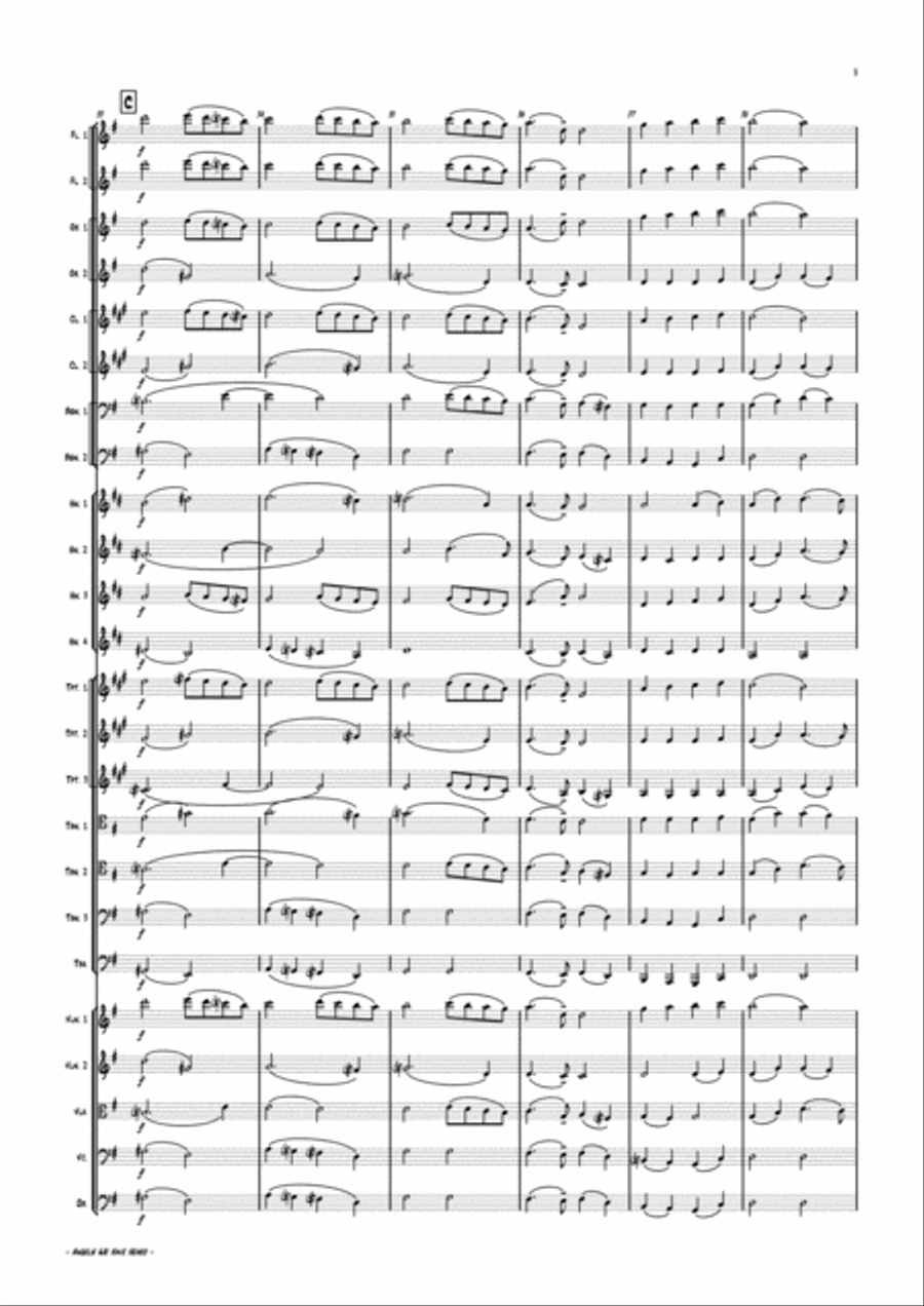 Angels We Have Heard On High Full Orchestra scores gallery preview page 6