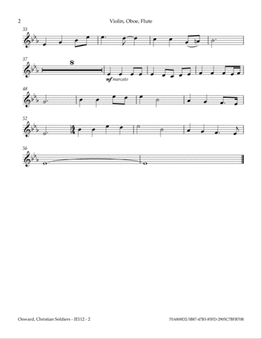 Onward, Christian Soldiers (Any Size Orchestra Series) Small Ensemble scores gallery preview page 3