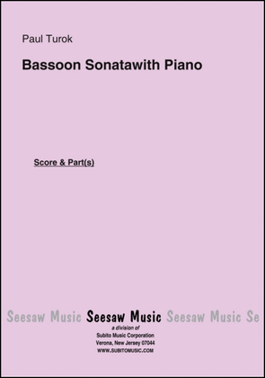 Book cover for Bassoon Sonata