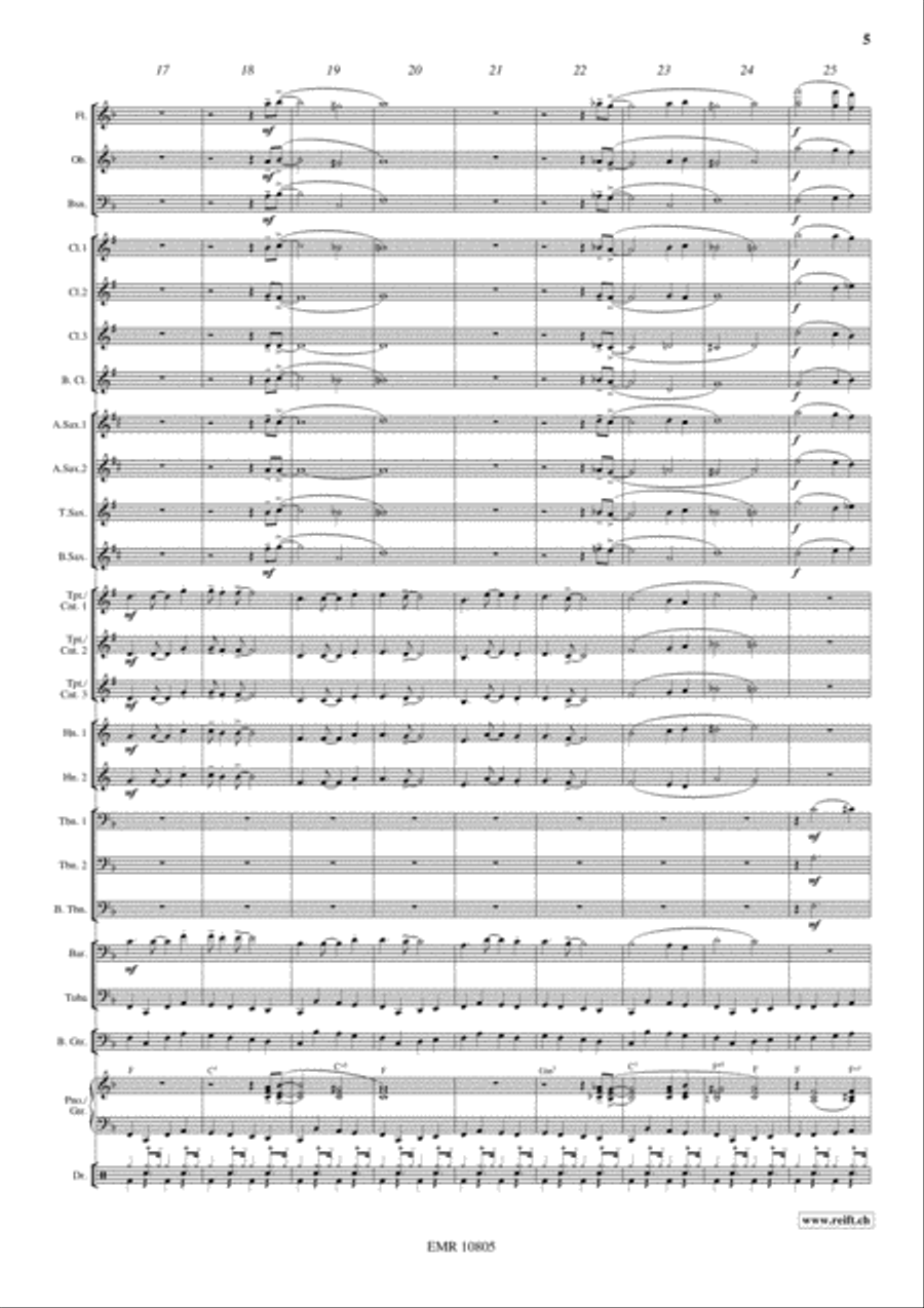 Santa Lucia Concert Band scores gallery preview page 6