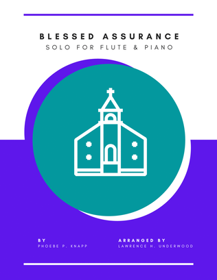 Book cover for Blessed Assurance for Flute