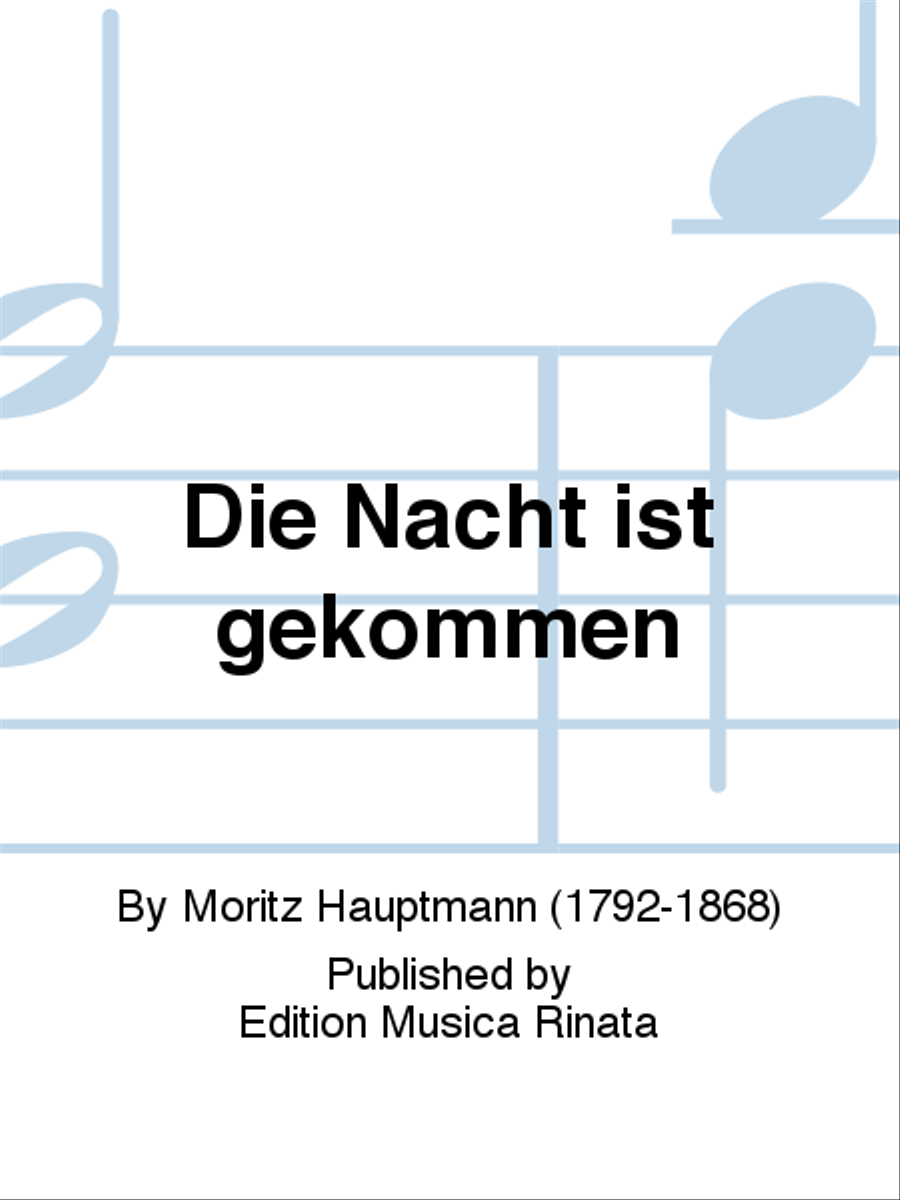 Die Nacht ist gekommen 4-Part scores gallery preview page 1