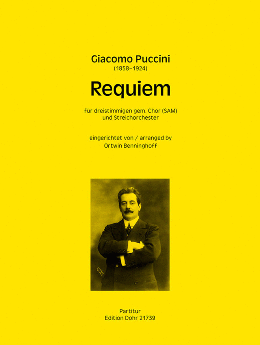 Requiem (für dreistimmigen gemischten Chor (SAM) und Streichorchester) (nach dem Requiem für Chor STB, Viola und Orgel) STB scores gallery preview page 1