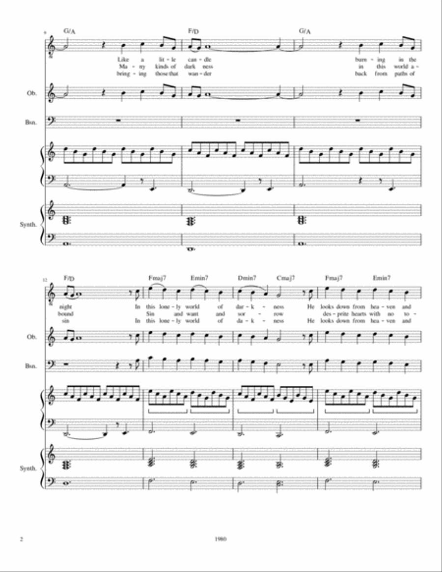 Jesus Bids Us Shine Unison Choir scores gallery preview page 2