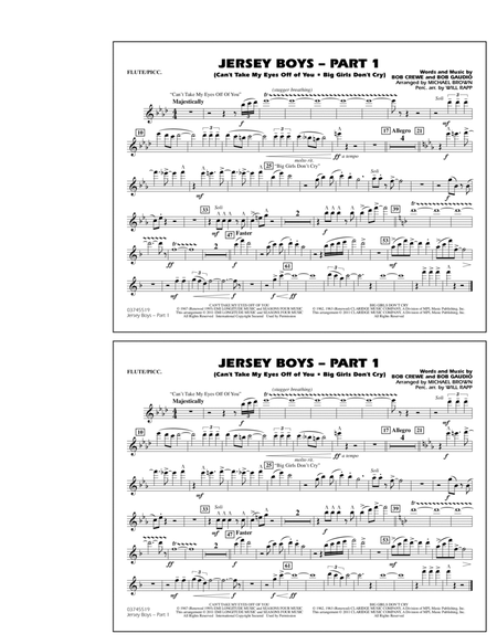 Jersey Boys: Part 1 - Flute/Piccolo