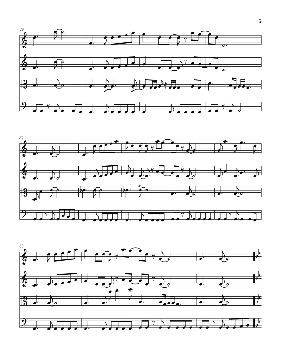 The Piper's Call String Quartet scores gallery preview page 6