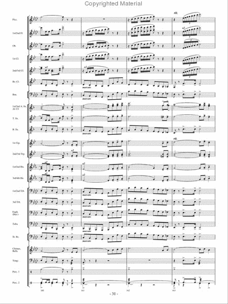 Broad Stripes and Bright Stars Concert Band scores gallery preview page 30