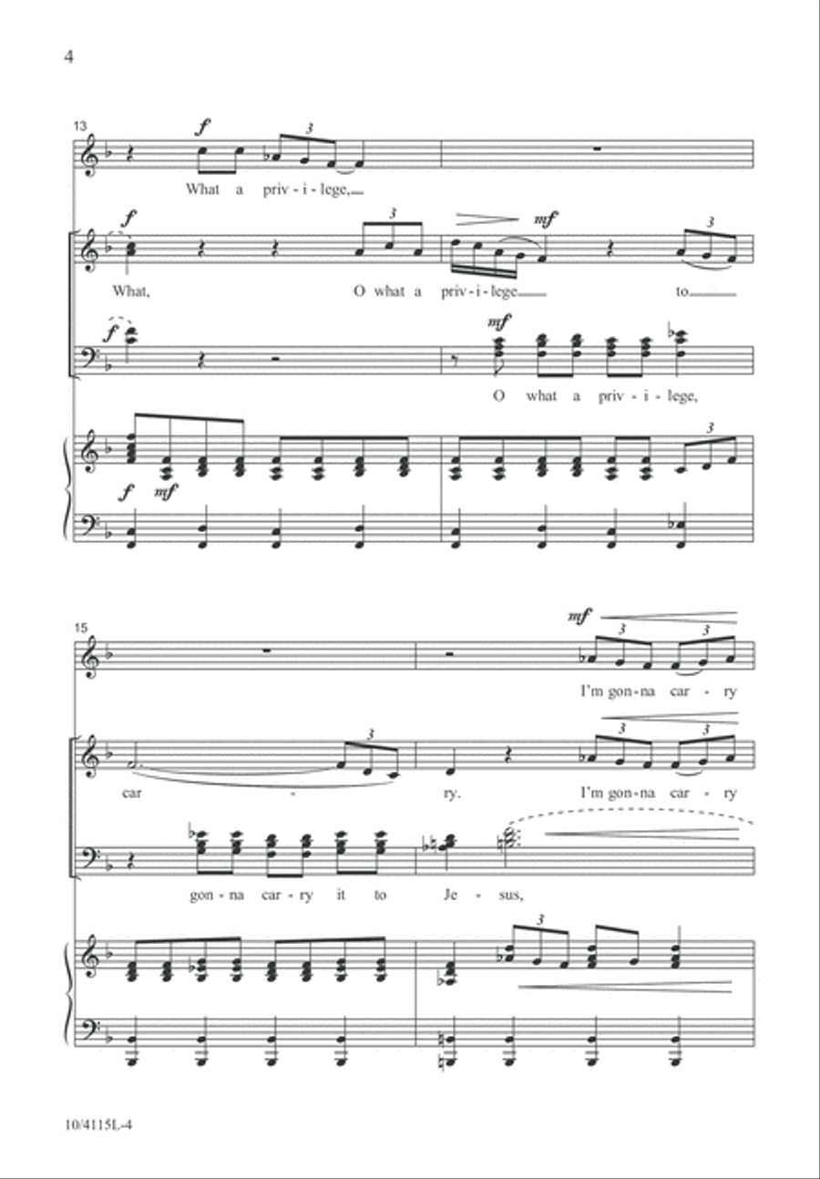 What a Friend 4-Part scores gallery preview page 5