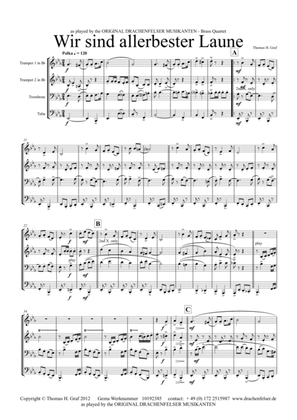 Allerbester Laune - German Polka - Brass Quartet