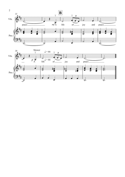 Amazing Grace for Violin and Piano image number null