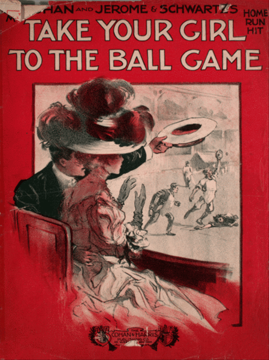 Cohan and Jerome & Schwartz's Home Run Hit Take Your Girl to the Ball Game Voice scores gallery preview page 1
