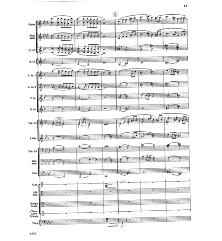 The Eagle's Triumph The Eagle's Triumph Concert Band scores gallery preview page 14