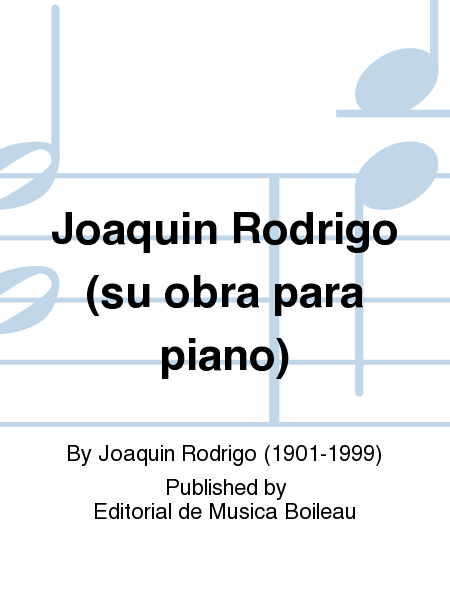 Joaquin Rodrigo (su obra para piano)