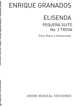 Book cover for Elisenda para Cello - Piano
